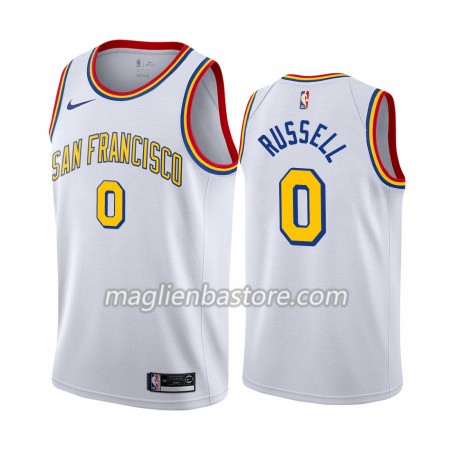 Maglia NBA Golden State Warriors D'Angelo Russell 0 Nike 2019-20 Classic Edition Swingman - Uomo
